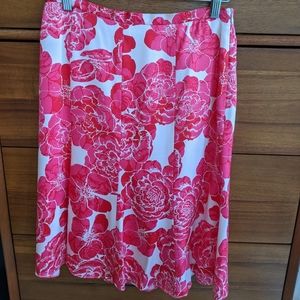 Banana republic silk skirt size 0